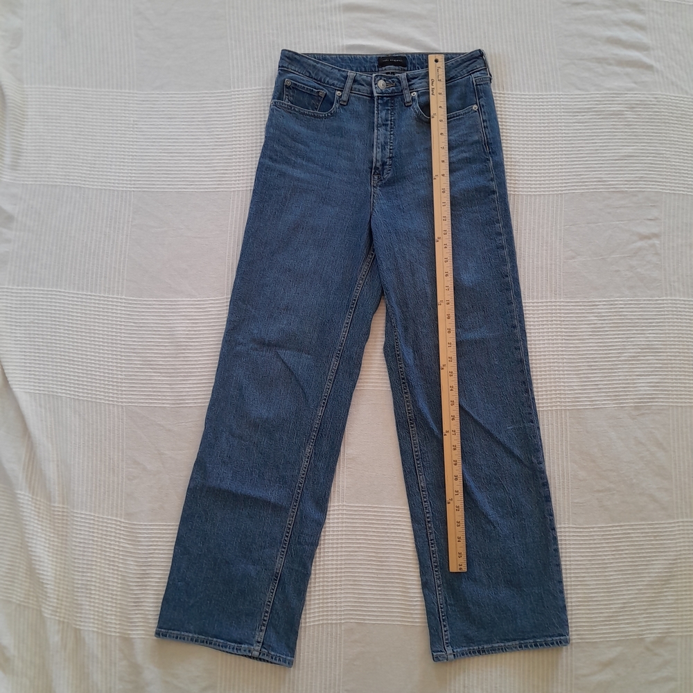 Classic Blue Full Wide Straight Leg Jeans
